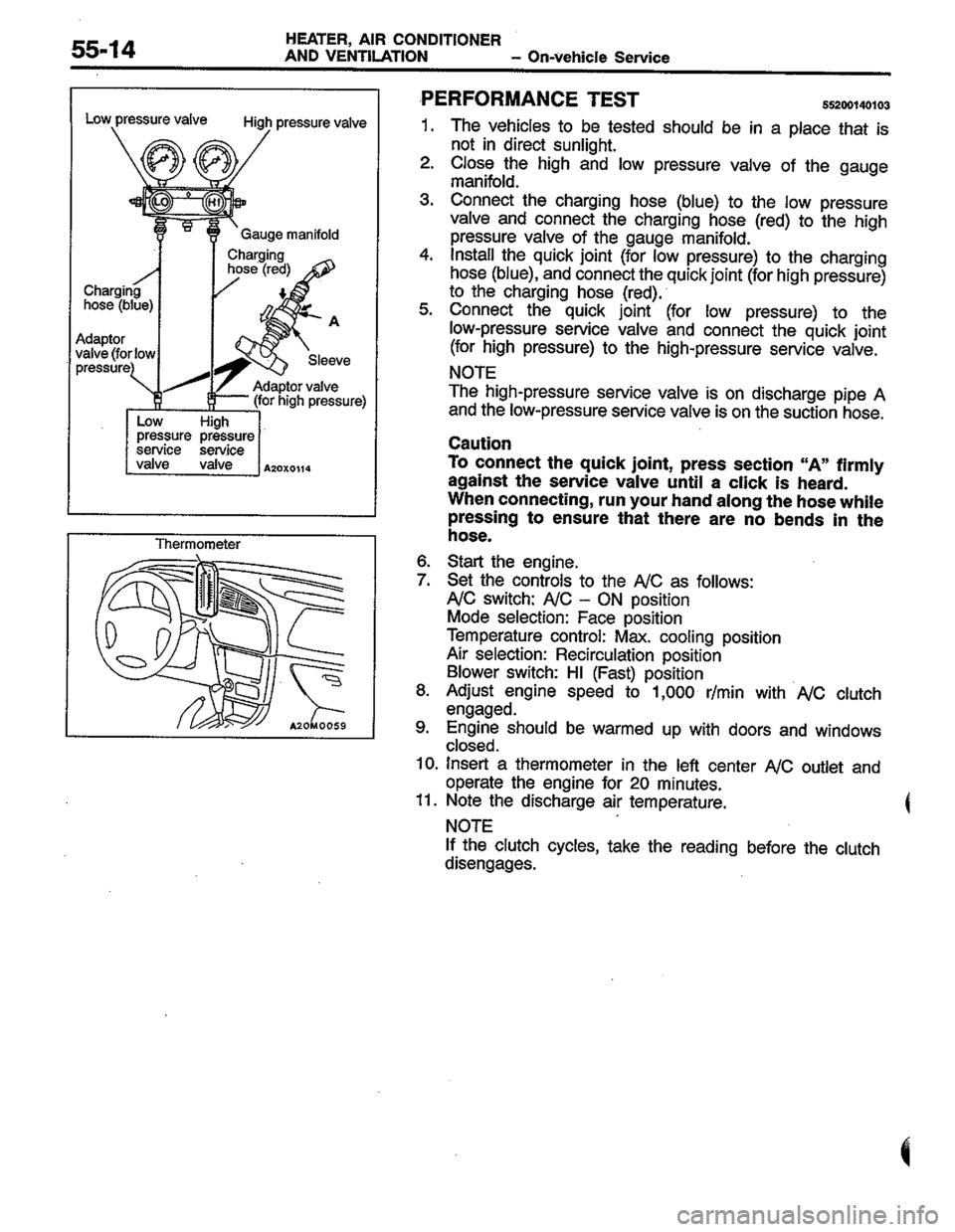 MITSUBISHI LANCER 1996  Workshop  Service Repair Manual 