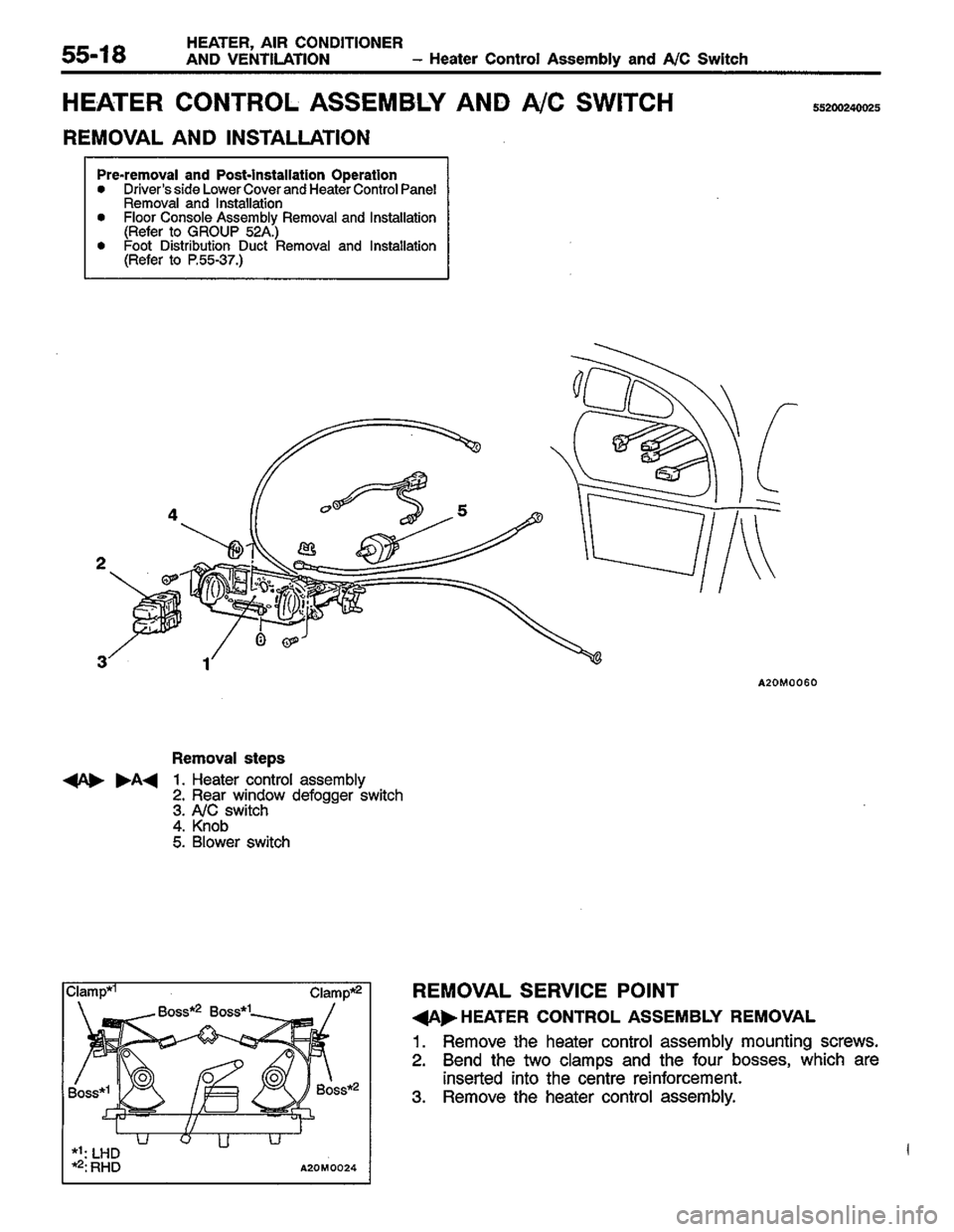 MITSUBISHI LANCER 1996  Workshop  Service Repair Manual 