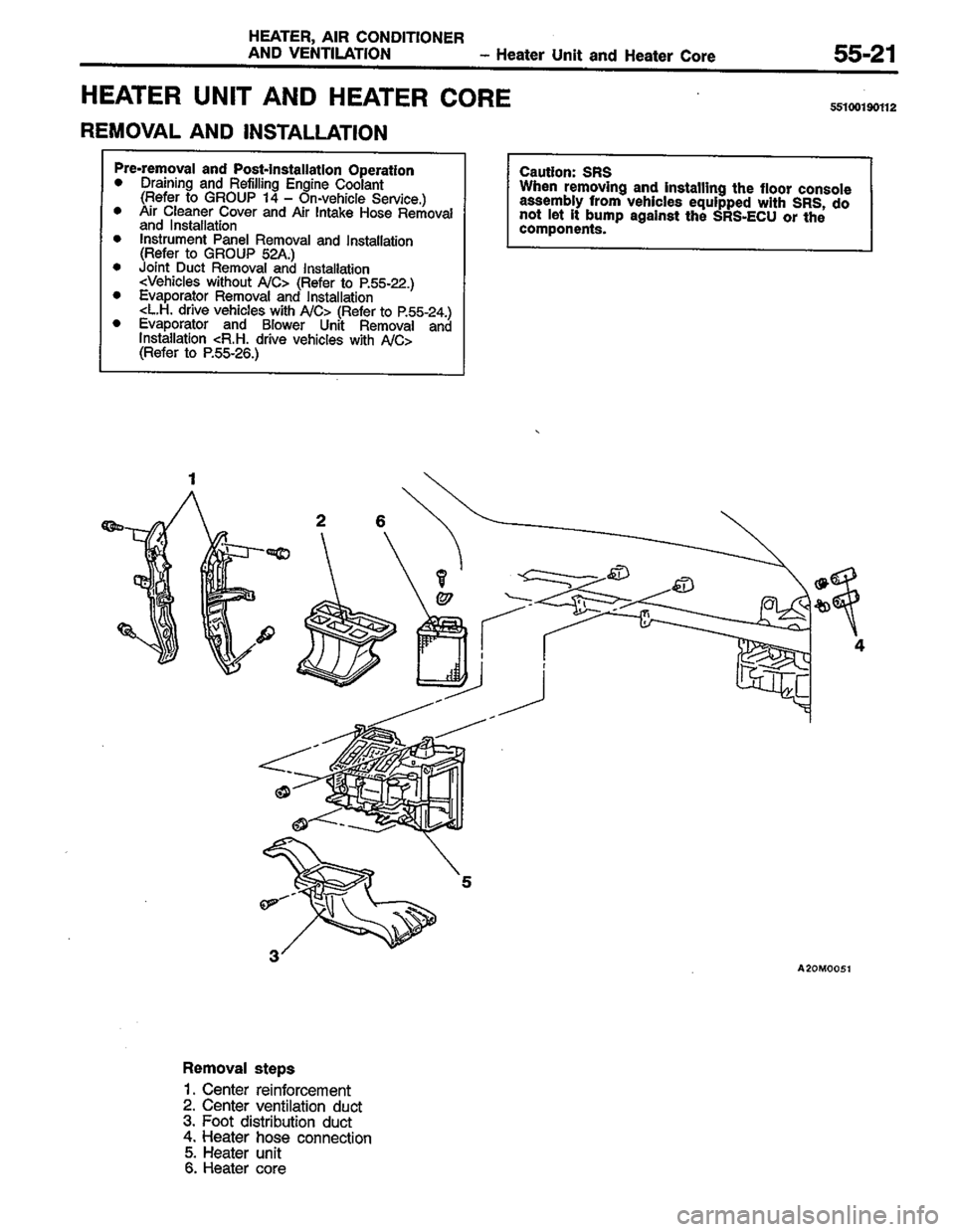 MITSUBISHI LANCER 1996  Workshop  Service Repair Manual 
