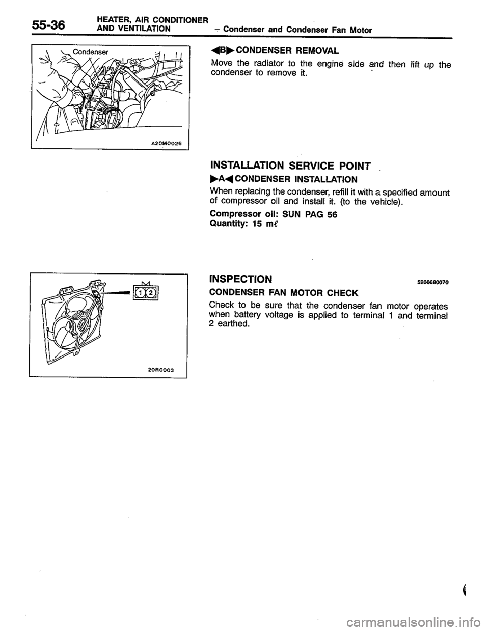 MITSUBISHI LANCER 1996  Workshop  Service Repair Manual 