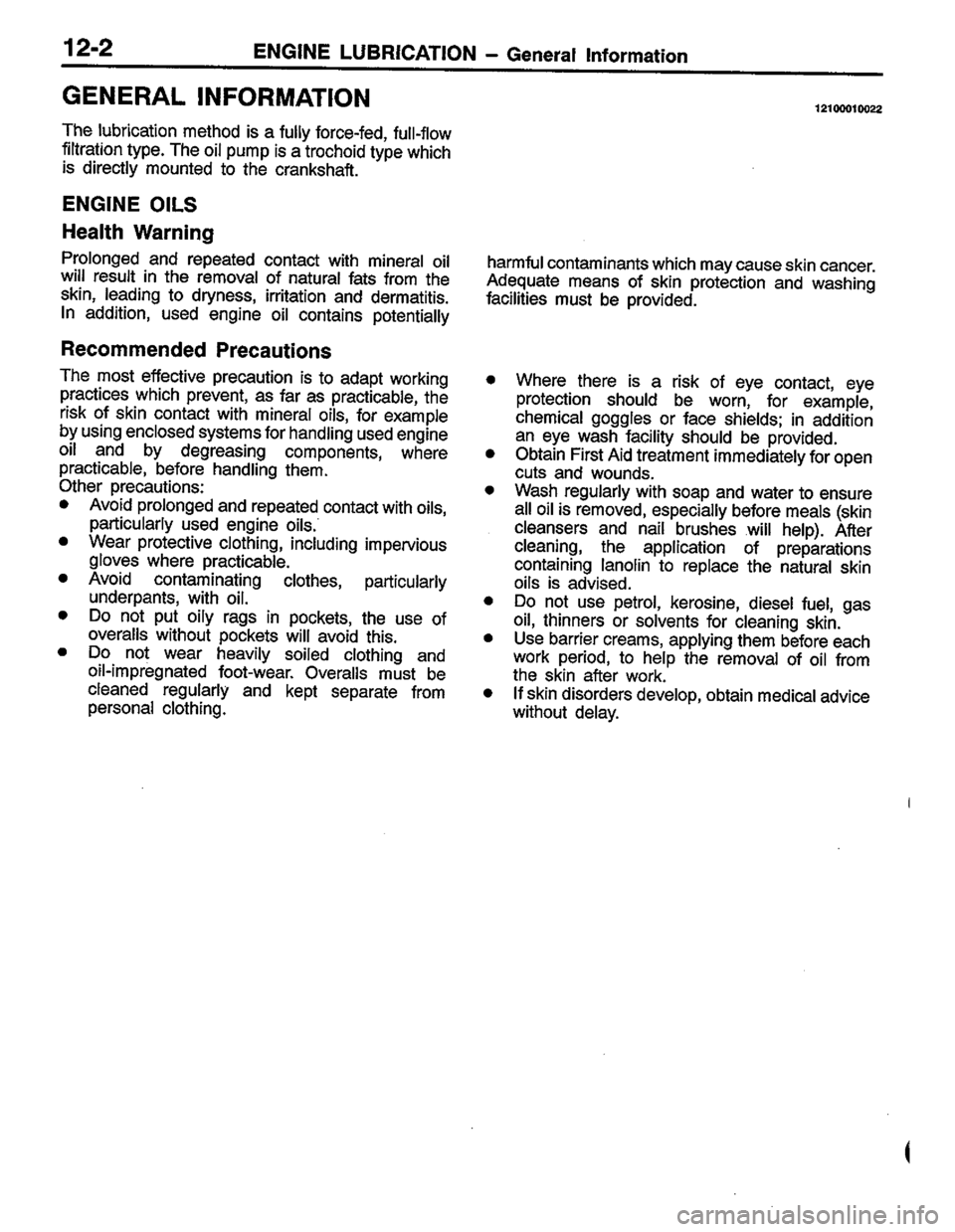 MITSUBISHI LANCER 1996  Workshop  Service Repair Manual 