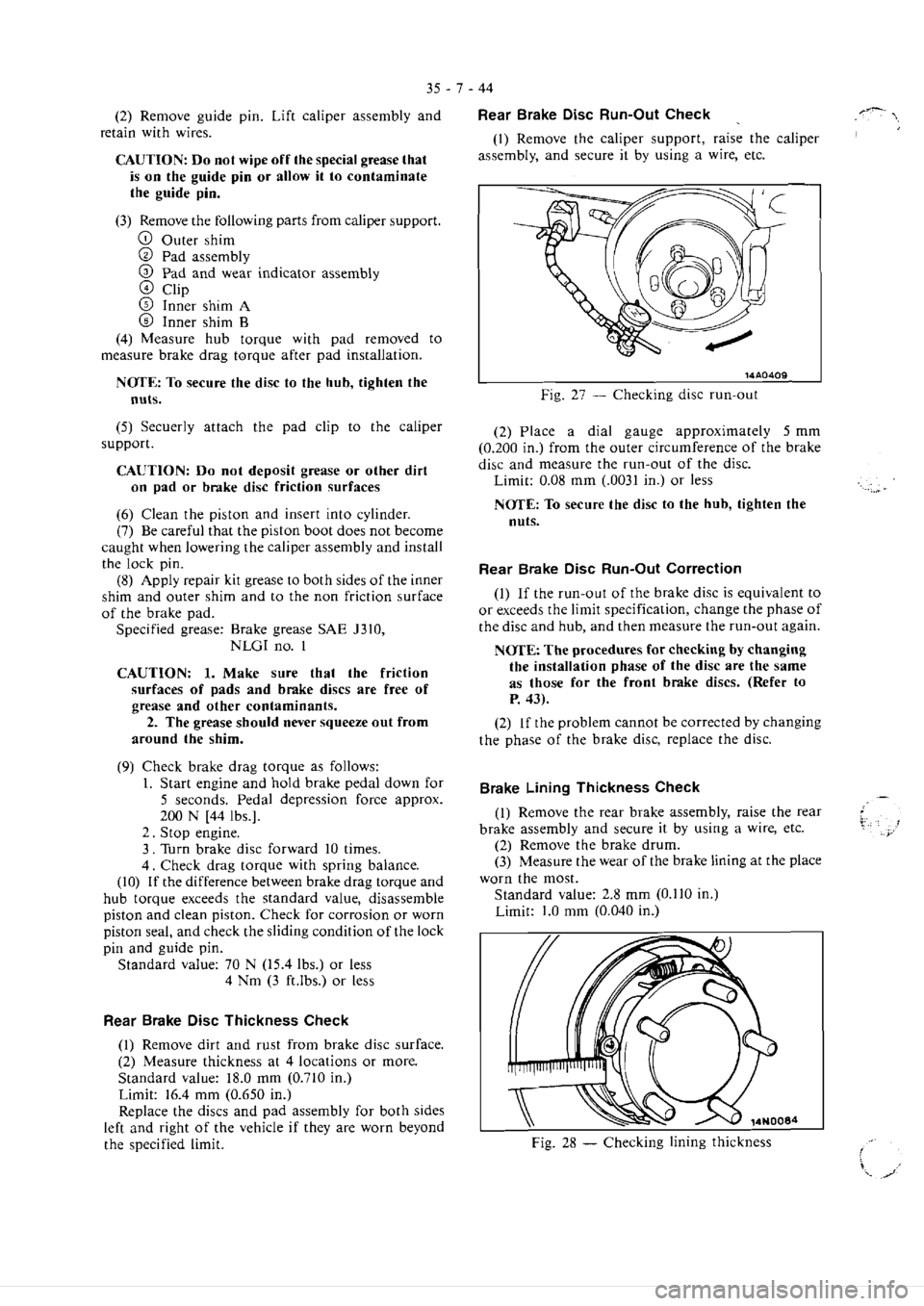MITSUBISHI MAGNA 2005  Workshop Manual 