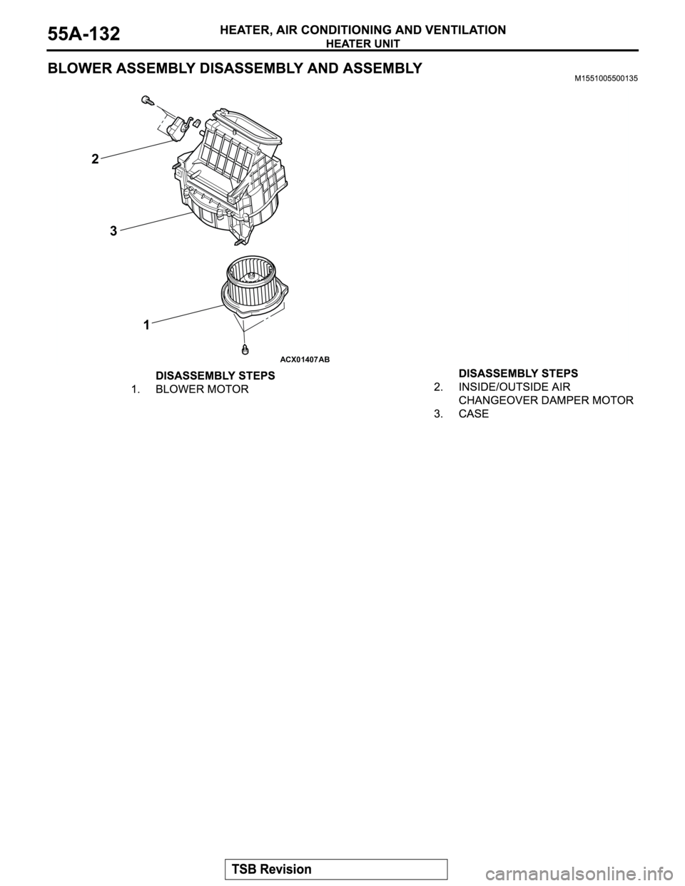 MITSUBISHI MONTERO 2003  Service Repair Manual ACX01407AB
2
3
1 