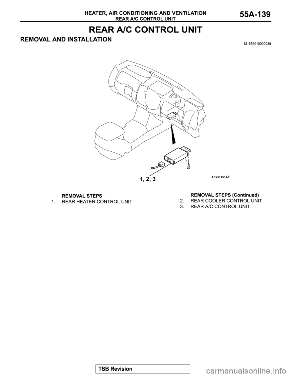 MITSUBISHI MONTERO 2003  Service Repair Manual ACX01453AE1, 2, 3 