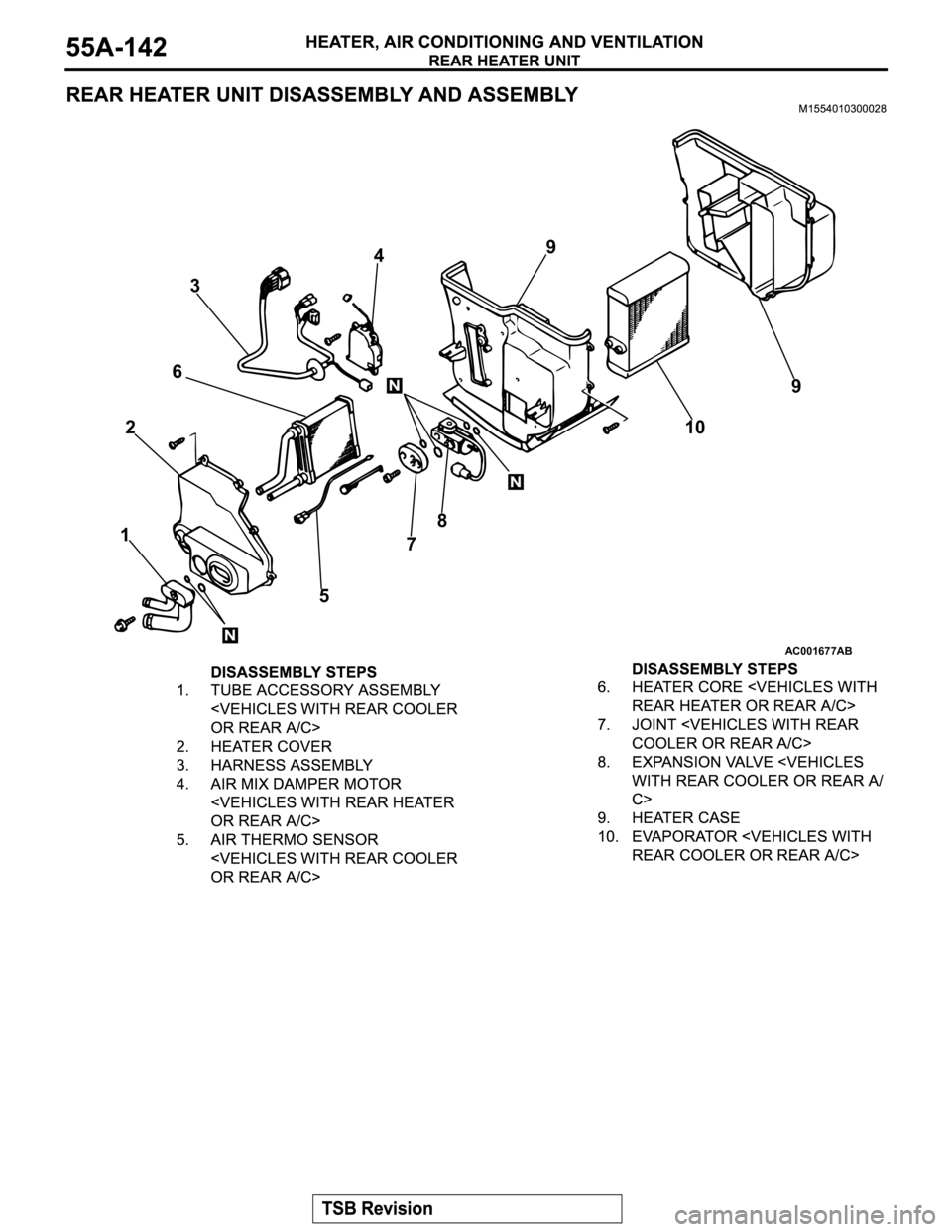 MITSUBISHI MONTERO 2003  Service Repair Manual AC001677AB
9
10 9
8
7
54
3
2
1
N
N
N
6 