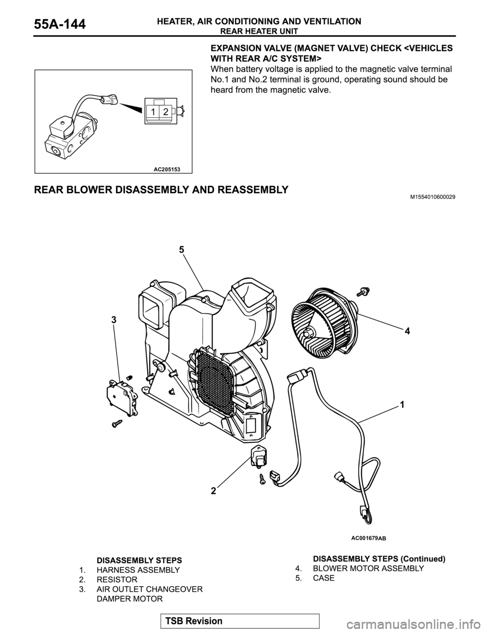 MITSUBISHI MONTERO 2003  Service Repair Manual 12
AC205153
AC001679
AB
14
2 5
3 
