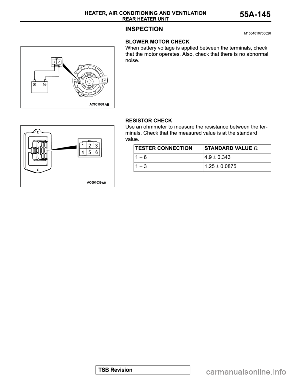 MITSUBISHI MONTERO 2003  Service Repair Manual AC001038
AB
AC001039
AB 
