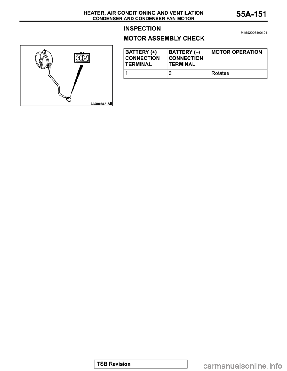MITSUBISHI MONTERO 2003  Service Repair Manual ACX00845AB 