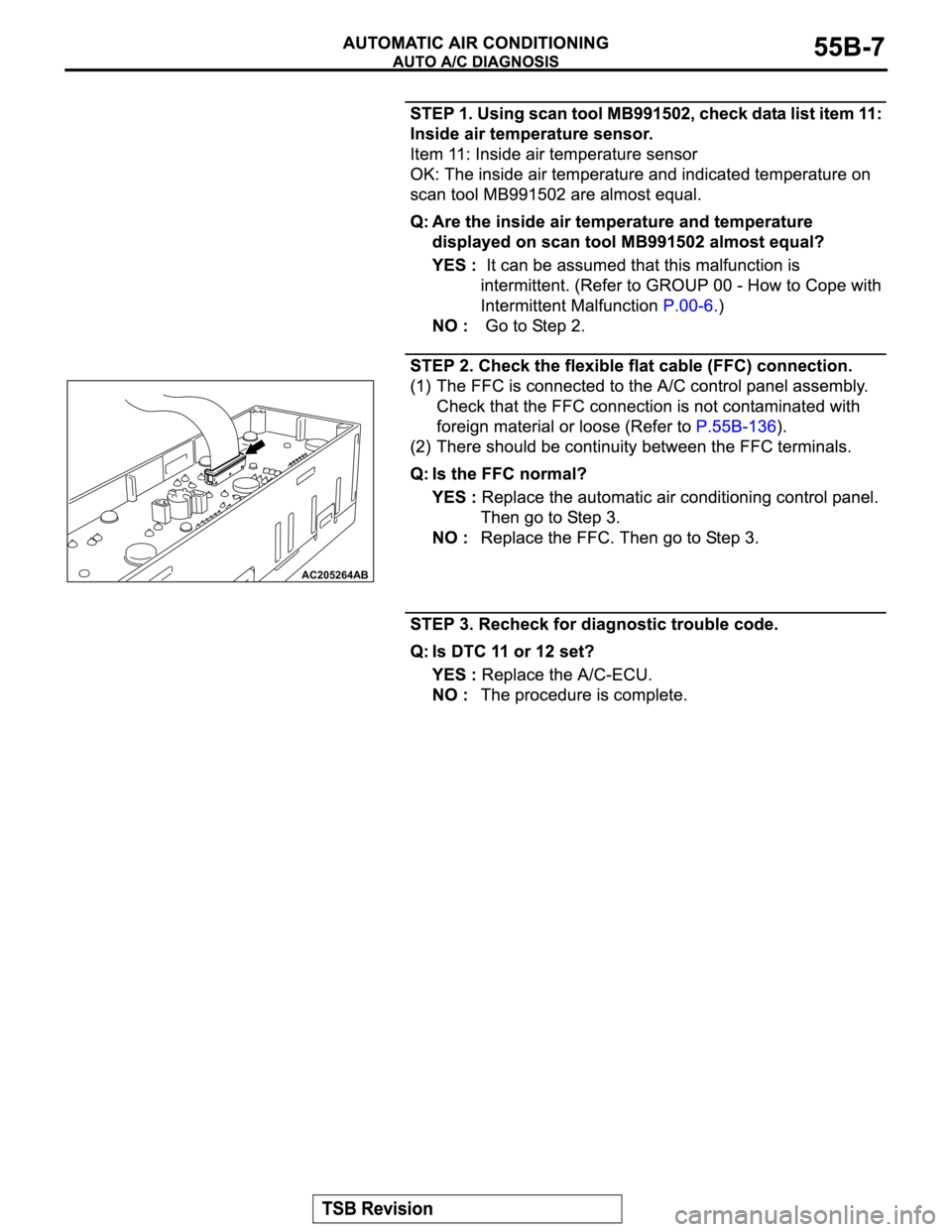 MITSUBISHI MONTERO 2003  Service Repair Manual AC205264AB 