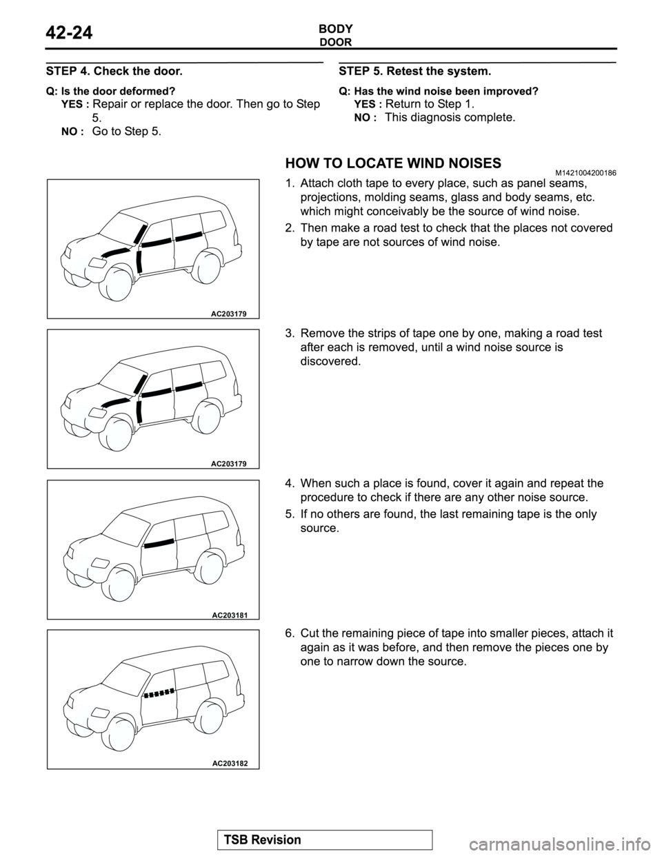 MITSUBISHI MONTERO 2003  Service Repair Manual AC203179
AC203179
AC203181
AC203182 