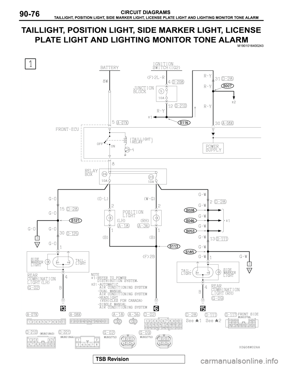 MITSUBISHI MONTERO 2003  Service Repair Manual 