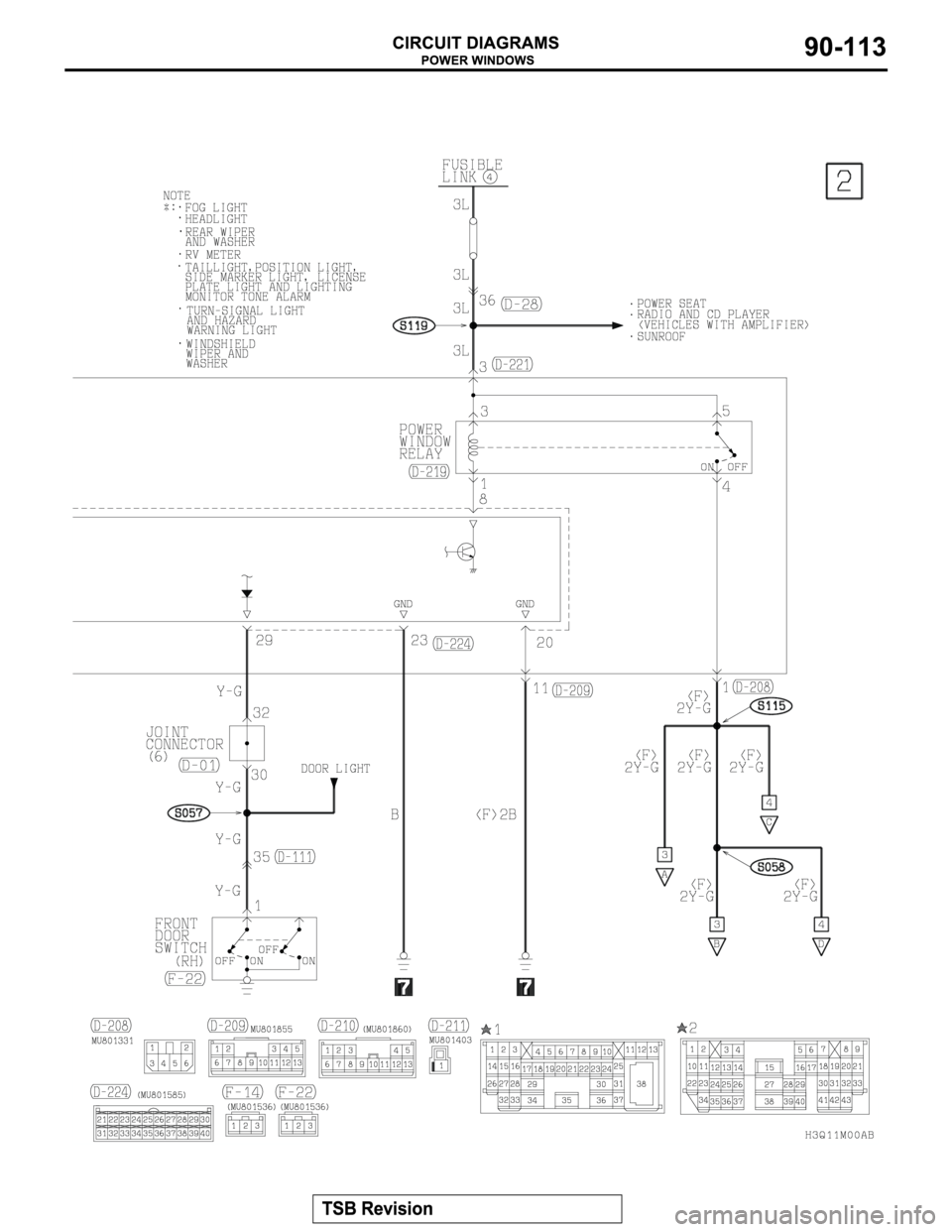 MITSUBISHI MONTERO 2003  Service Repair Manual 