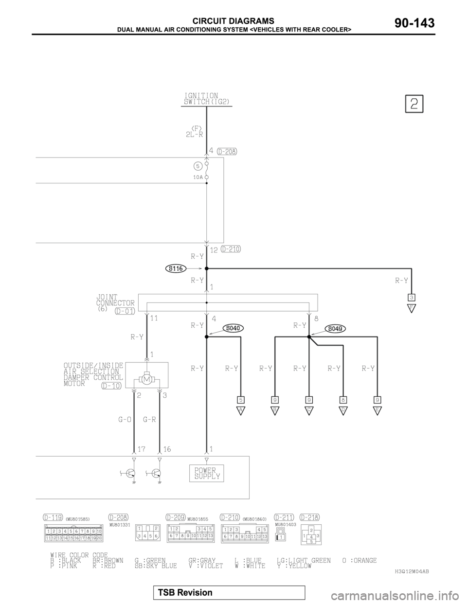 MITSUBISHI MONTERO 2003  Service Repair Manual 