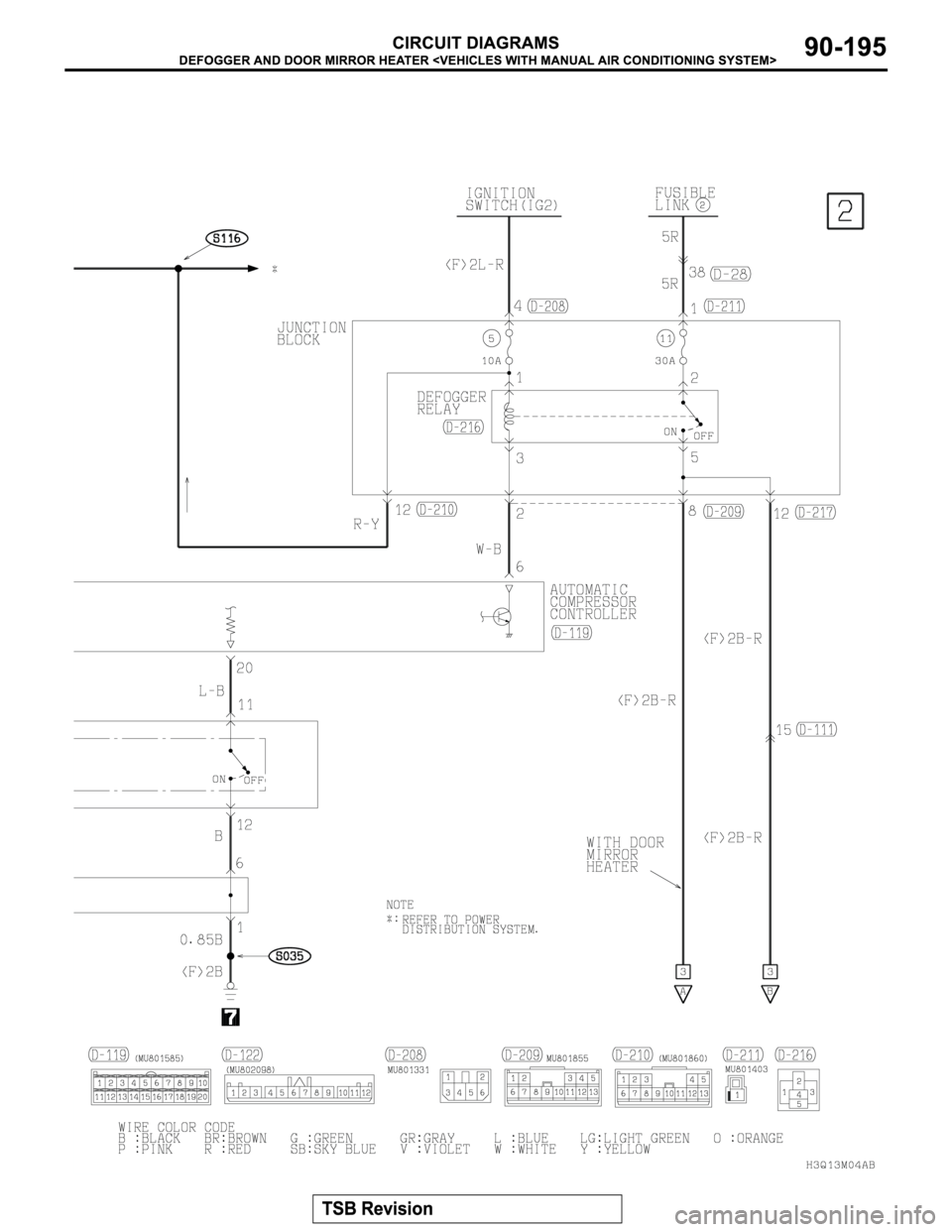 MITSUBISHI MONTERO 2003  Service Repair Manual 