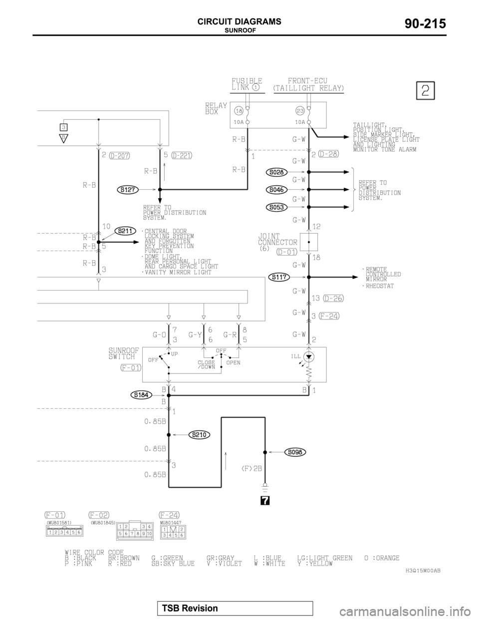 MITSUBISHI MONTERO 2003  Service Repair Manual 