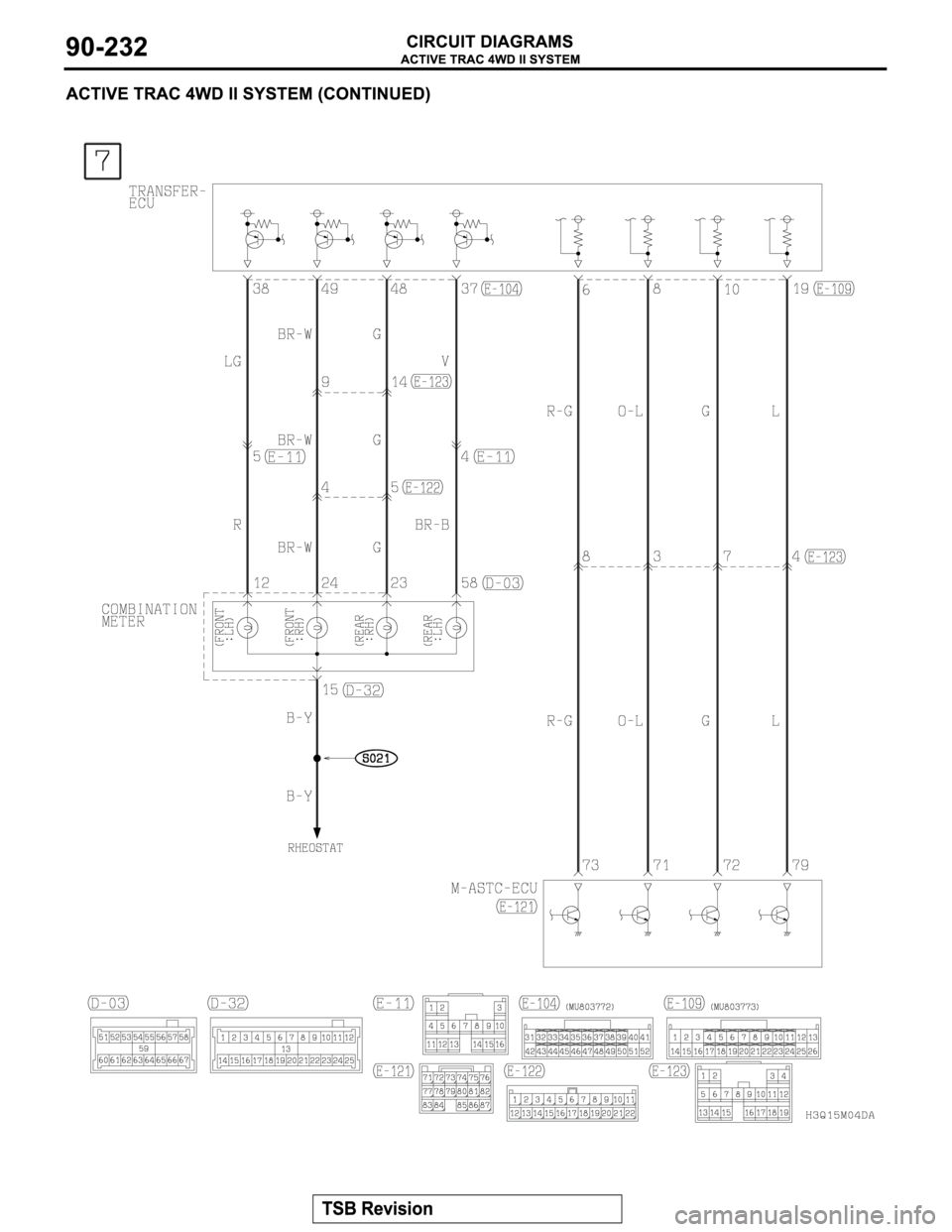 MITSUBISHI MONTERO 2003  Service Repair Manual 