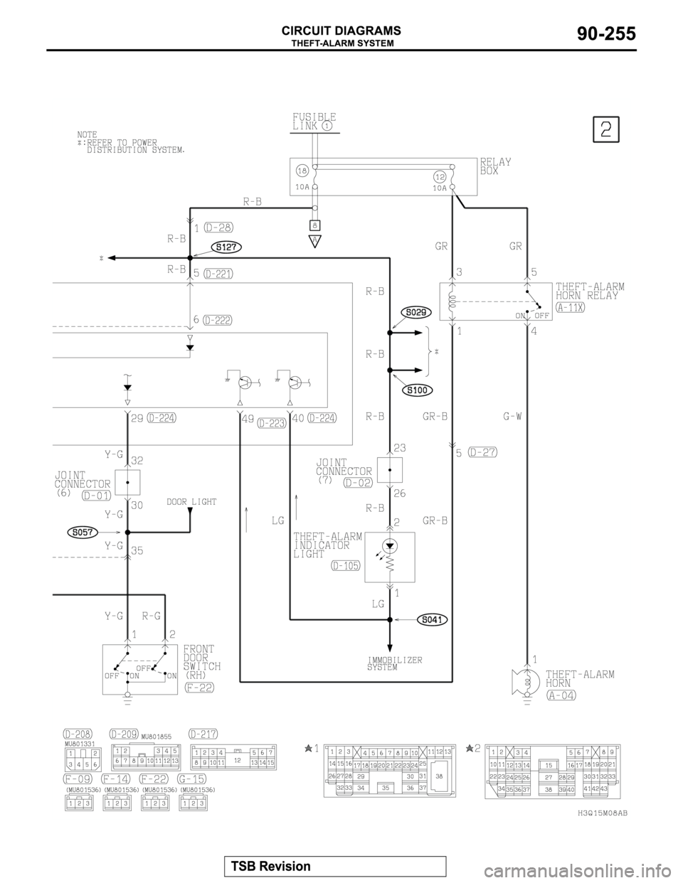 MITSUBISHI MONTERO 2003  Service Repair Manual 