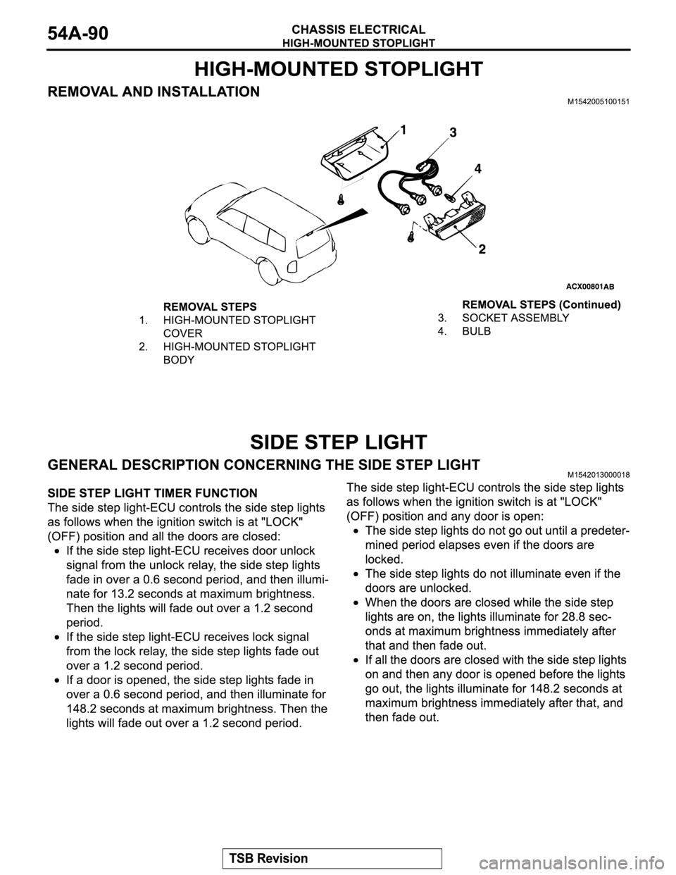 MITSUBISHI MONTERO 2004  Service Repair Manual 