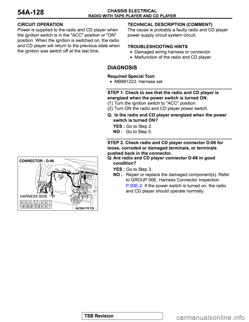 MITSUBISHI MONTERO 2004  Service Repair Manual 