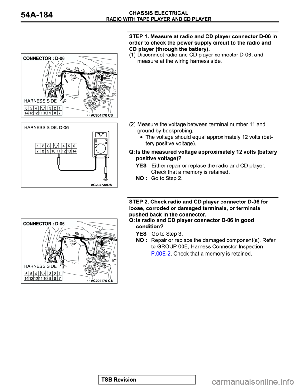 MITSUBISHI MONTERO 2004  Service Repair Manual 
