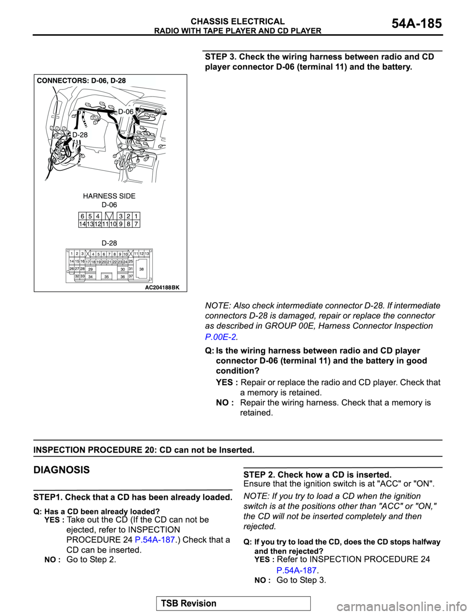 MITSUBISHI MONTERO 2004  Service Repair Manual 