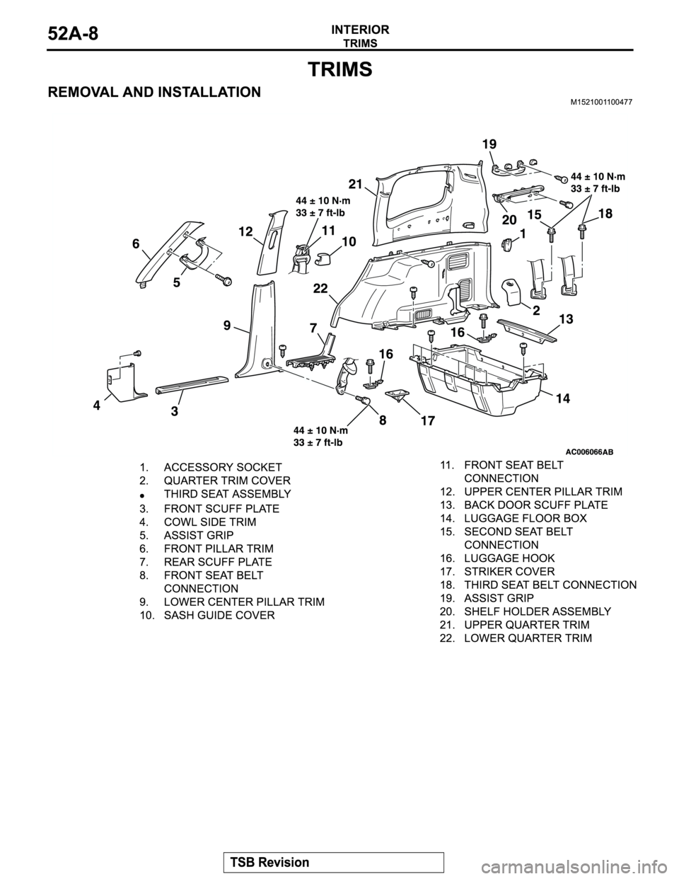 MITSUBISHI MONTERO 2004  Service Repair Manual 