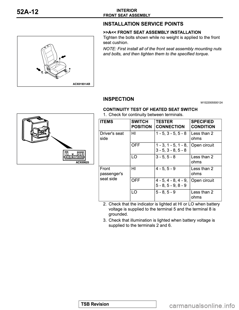 MITSUBISHI MONTERO 2004  Service Repair Manual 