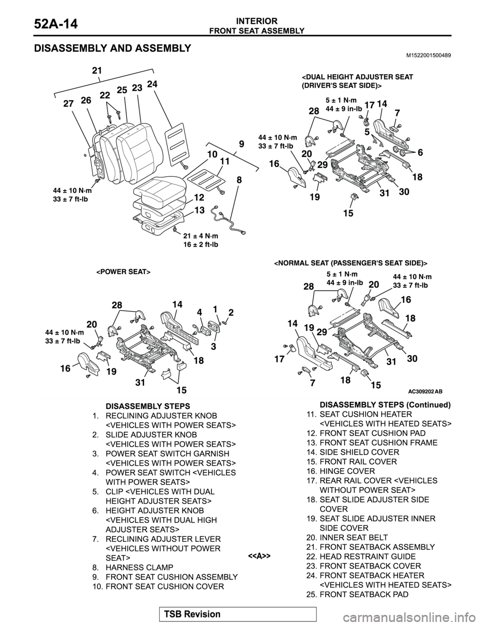 MITSUBISHI MONTERO 2004  Service Repair Manual 