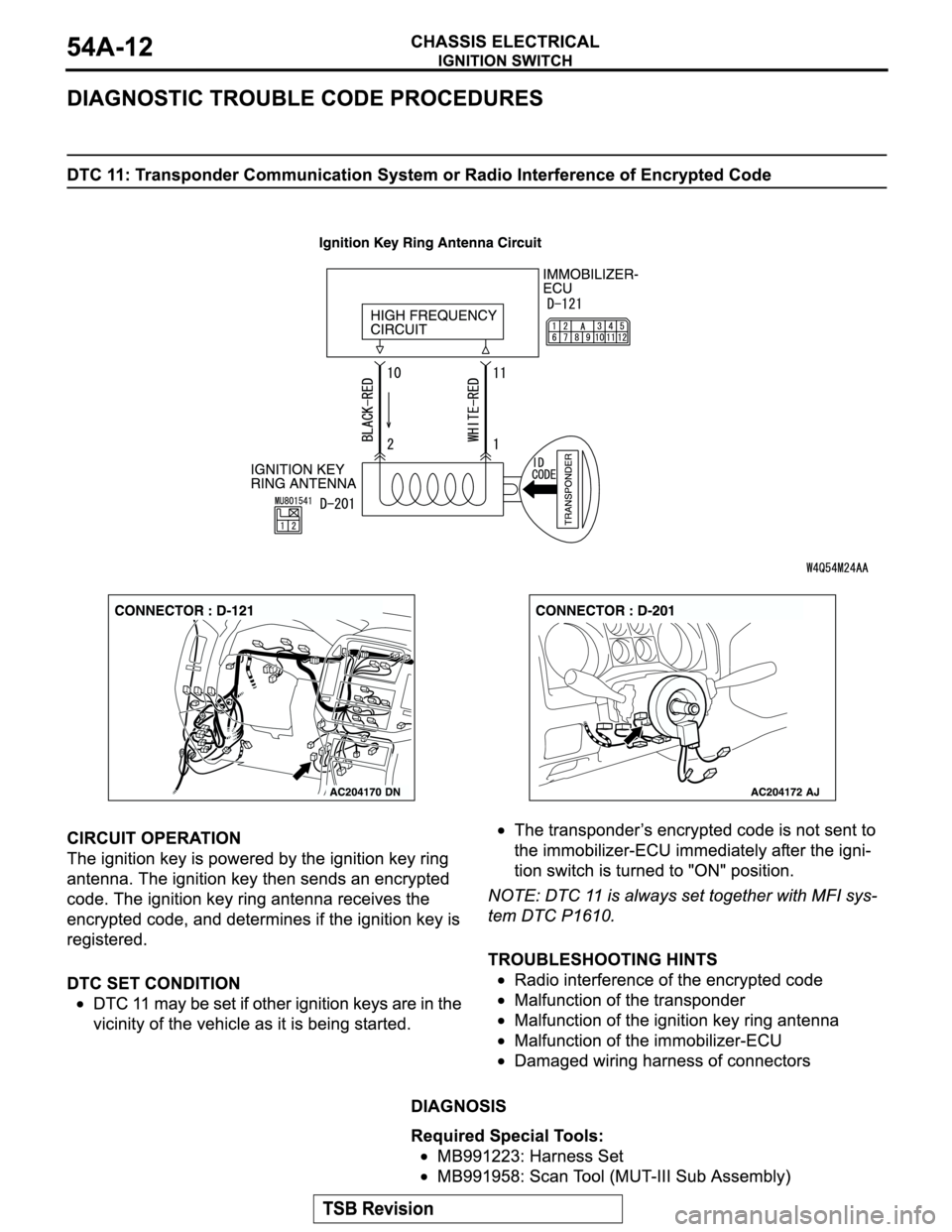 MITSUBISHI MONTERO 2004  Service Repair Manual 