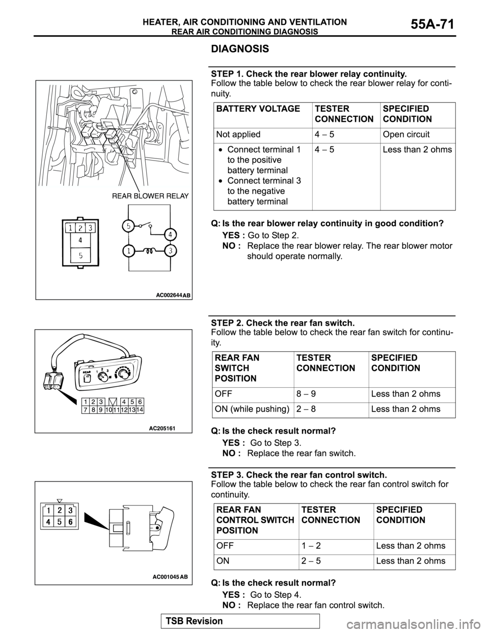 MITSUBISHI MONTERO 2004  Service Repair Manual 