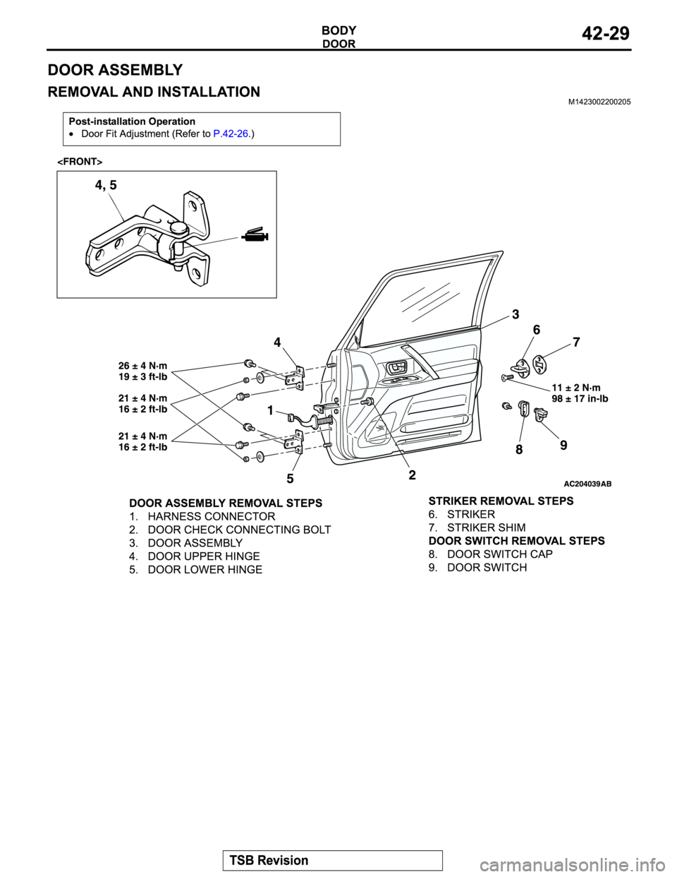 MITSUBISHI MONTERO 2004  Service Repair Manual 