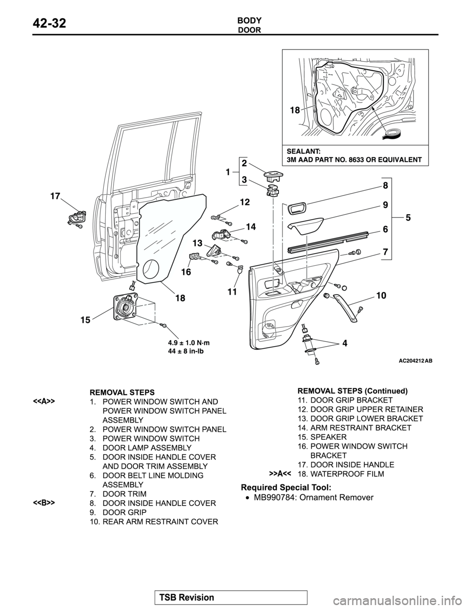 MITSUBISHI MONTERO 2004  Service Repair Manual 