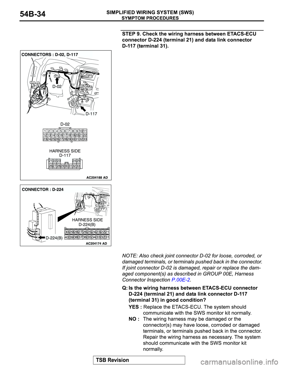 MITSUBISHI MONTERO 2004  Service Repair Manual 