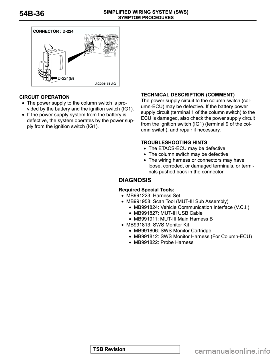 MITSUBISHI MONTERO 2004  Service Repair Manual 