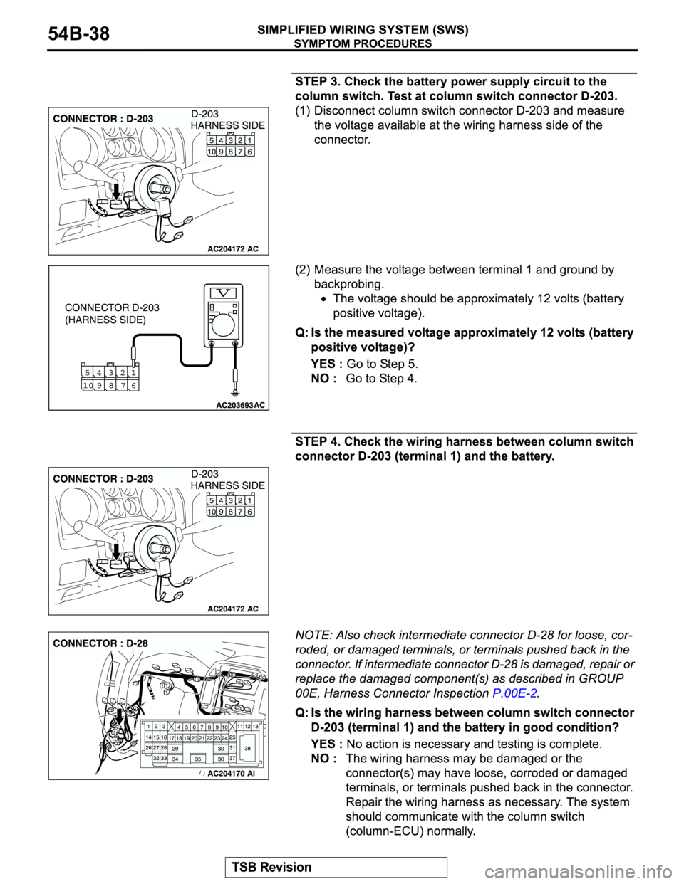 MITSUBISHI MONTERO 2004  Service Repair Manual 