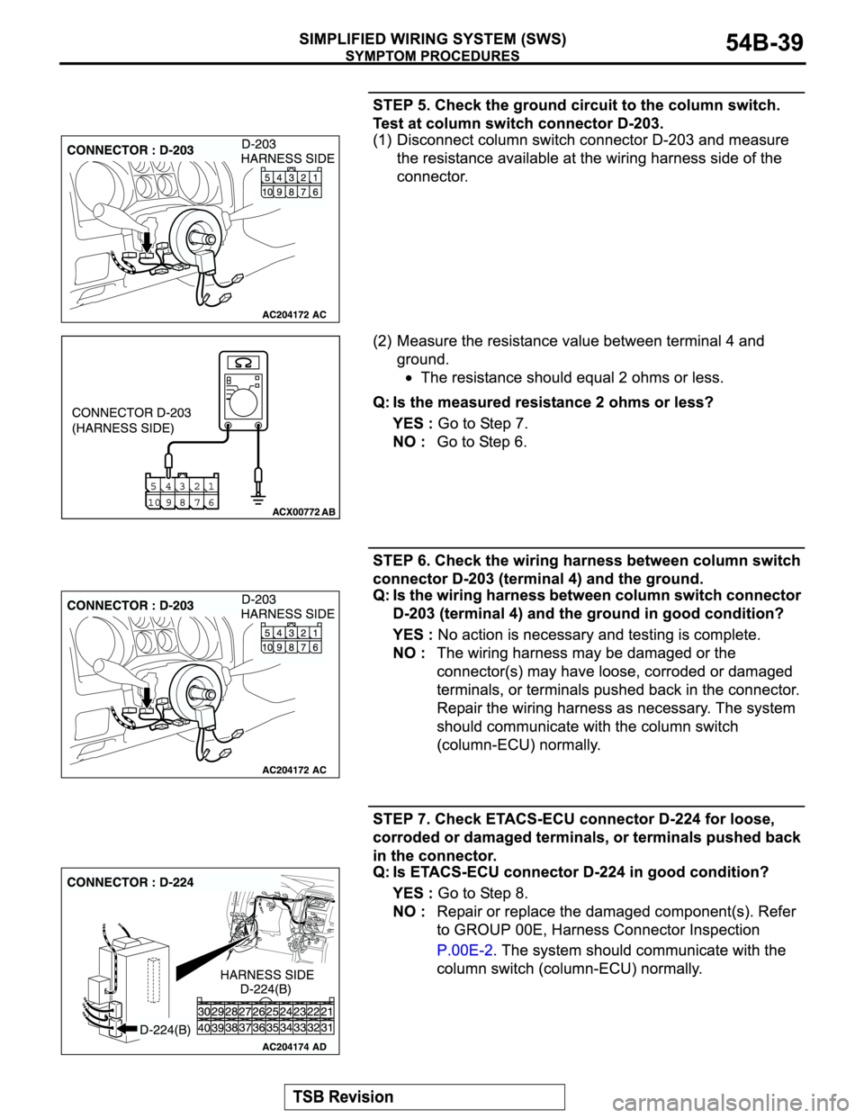 MITSUBISHI MONTERO 2004  Service Repair Manual 