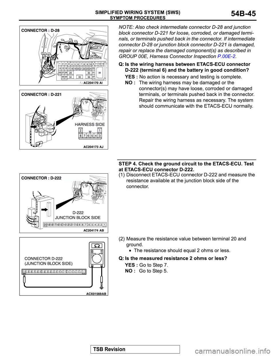 MITSUBISHI MONTERO 2004  Service Repair Manual 