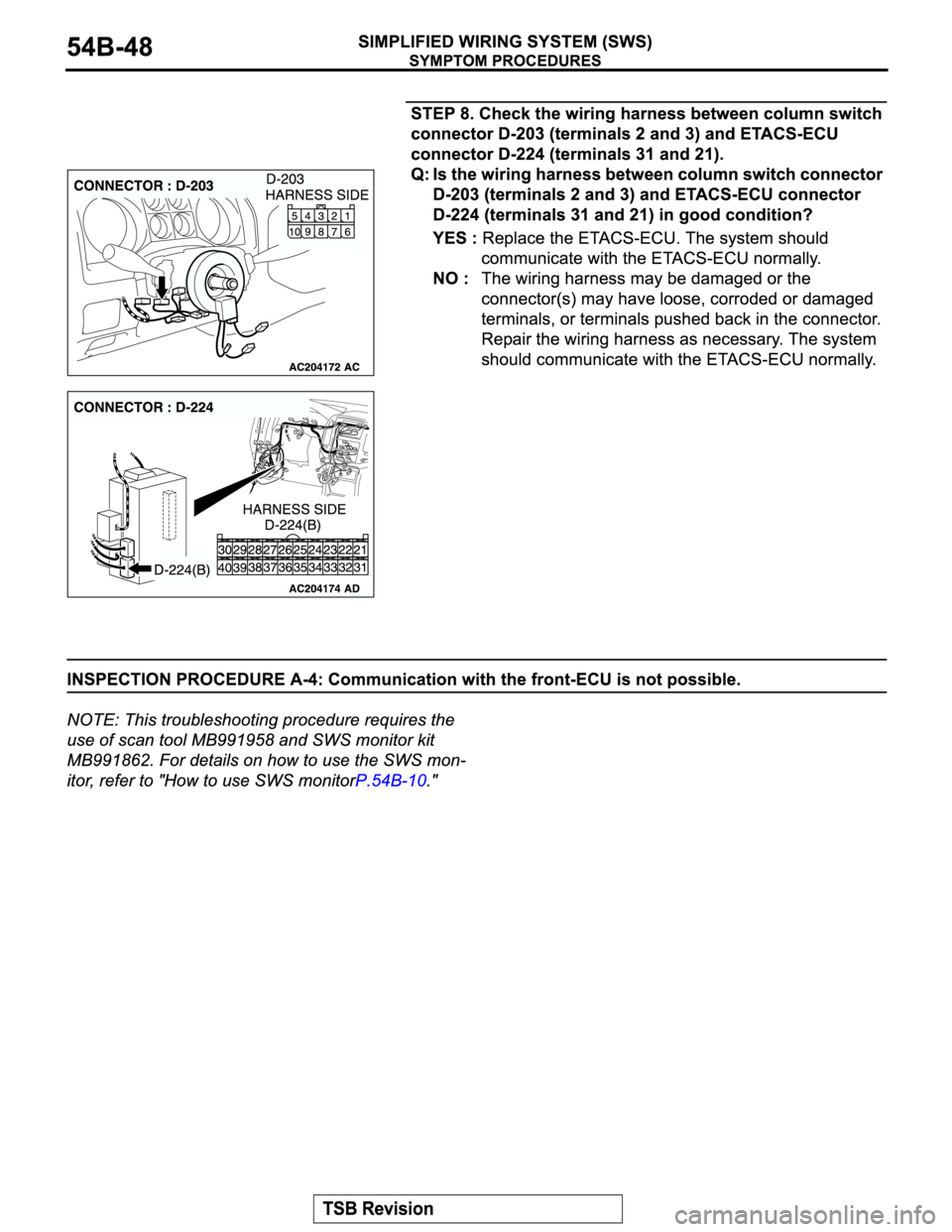 MITSUBISHI MONTERO 2004  Service Repair Manual 