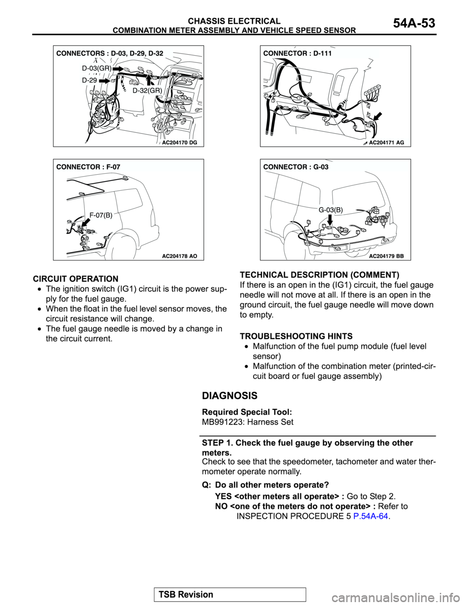 MITSUBISHI MONTERO 2004  Service Repair Manual 