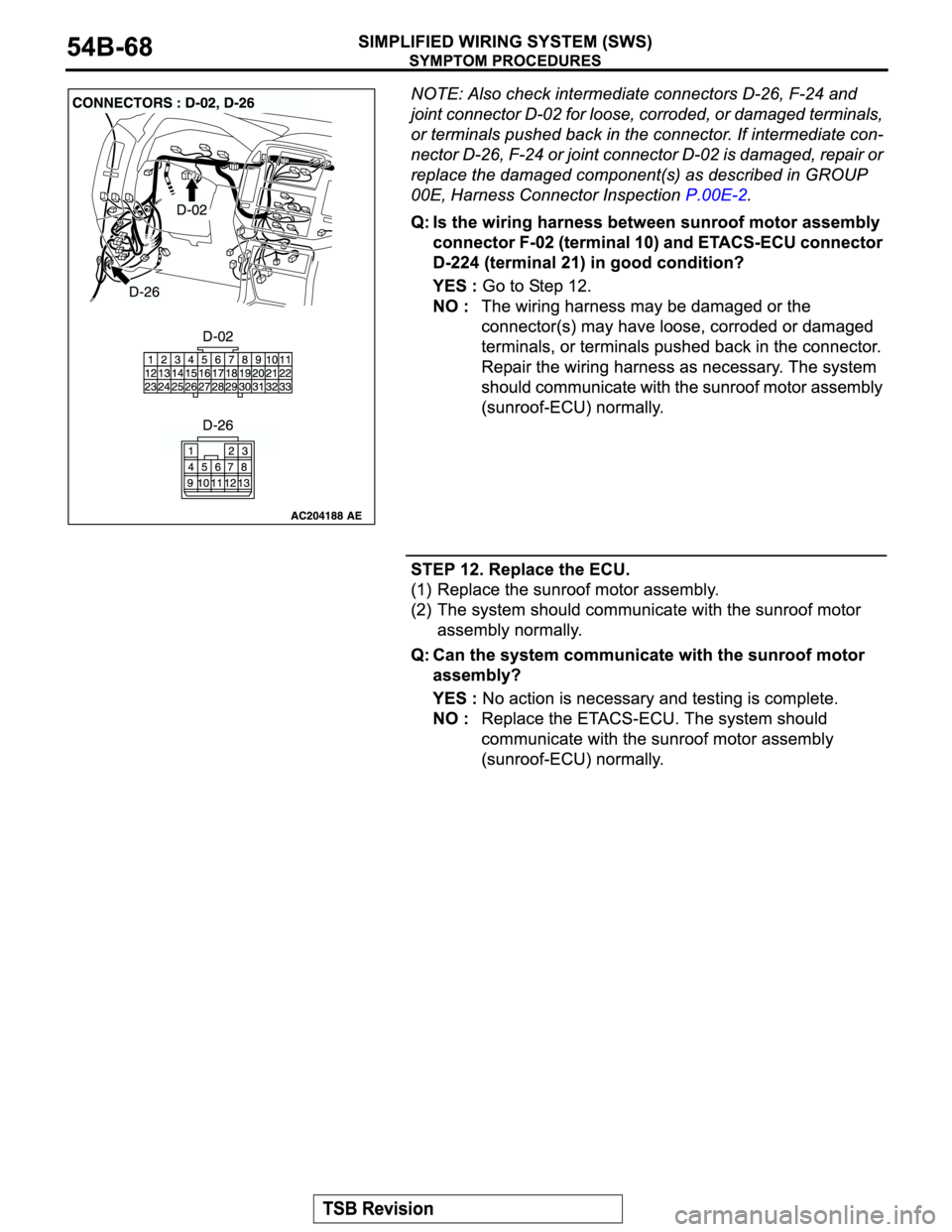 MITSUBISHI MONTERO 2004  Service Repair Manual 