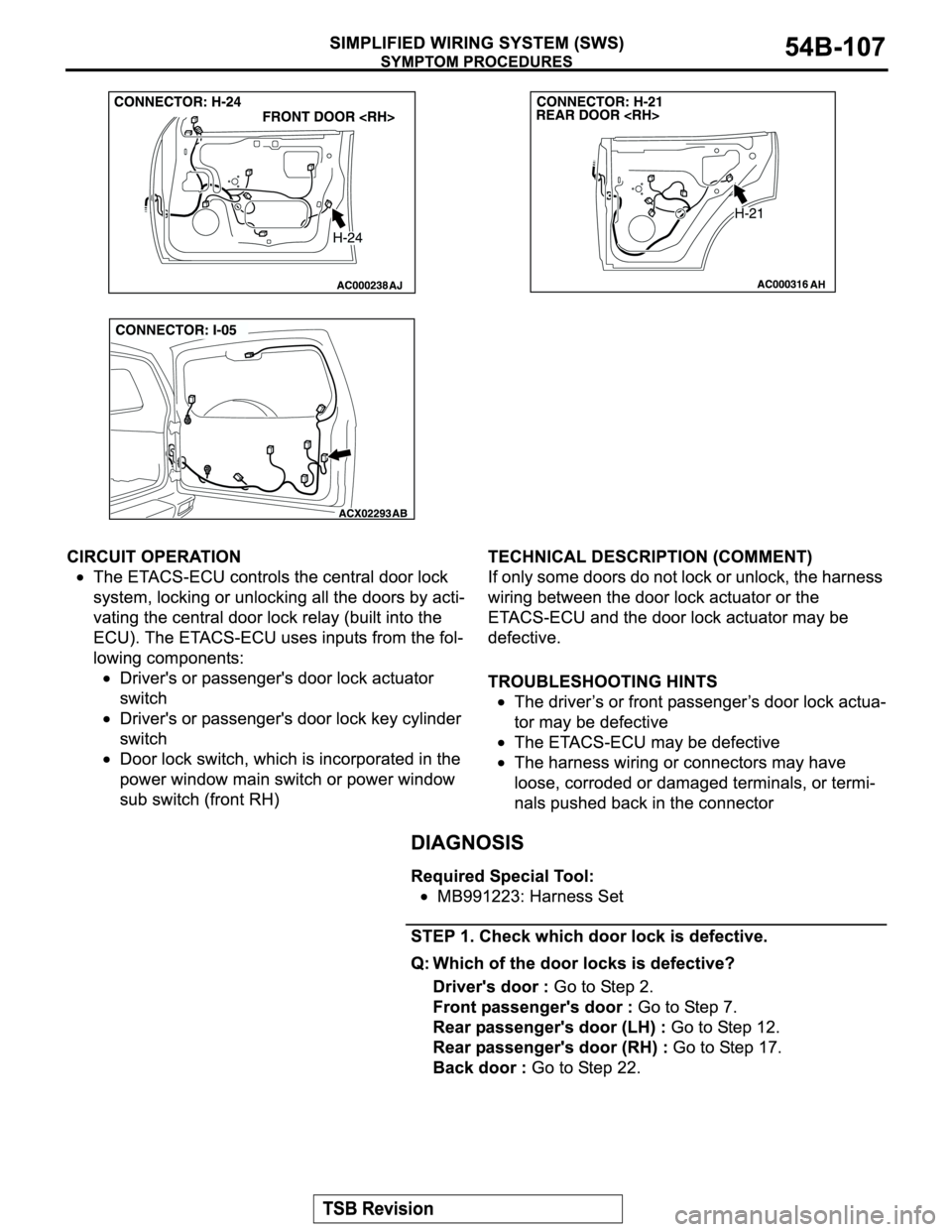 MITSUBISHI MONTERO 2004  Service Repair Manual 