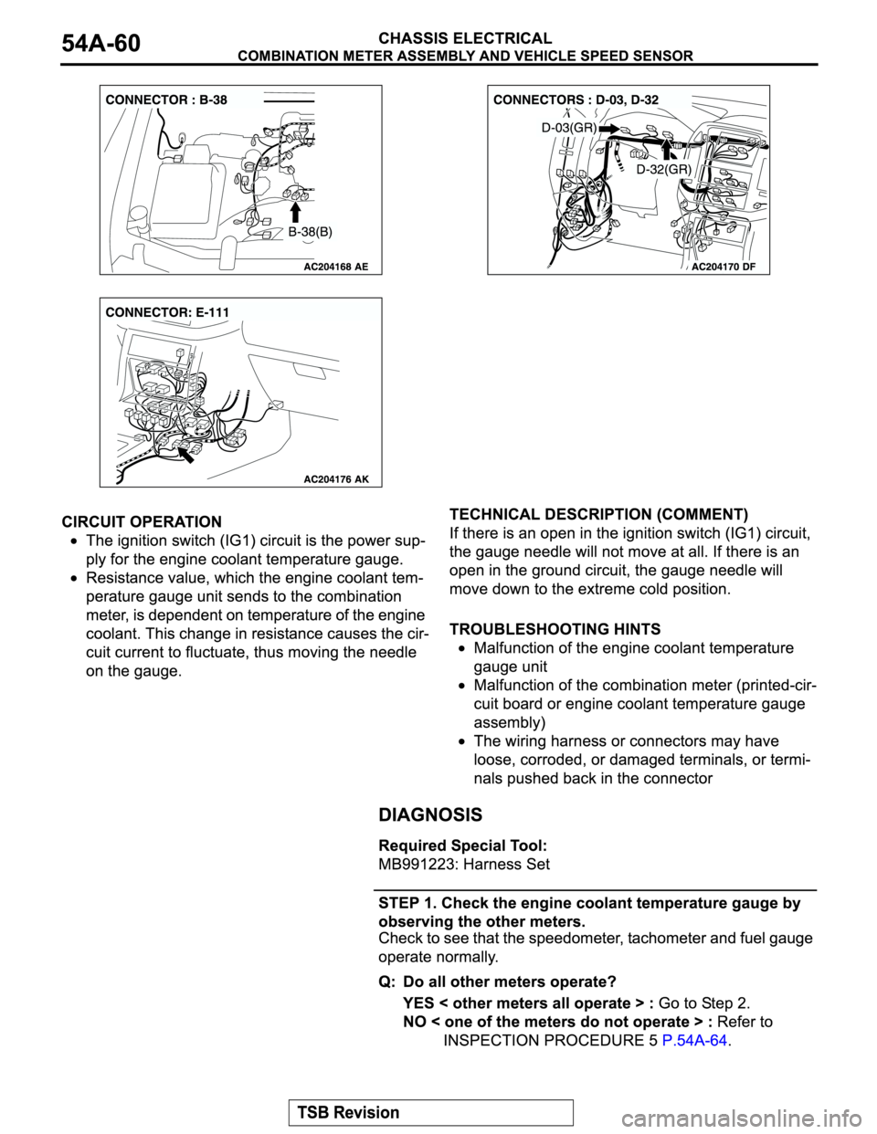 MITSUBISHI MONTERO 2004  Service Repair Manual 