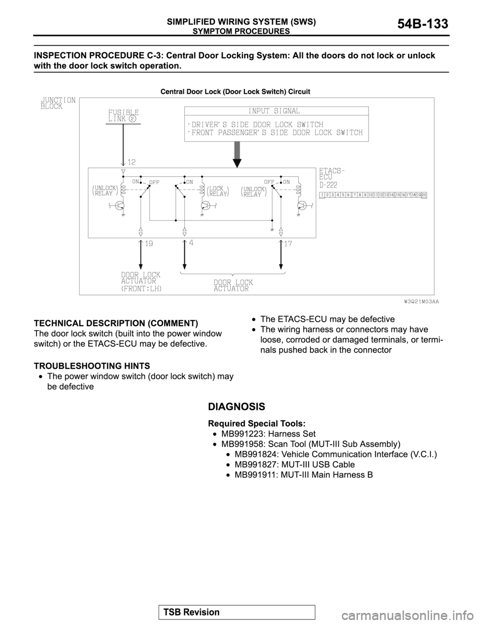 MITSUBISHI MONTERO 2004  Service Repair Manual 