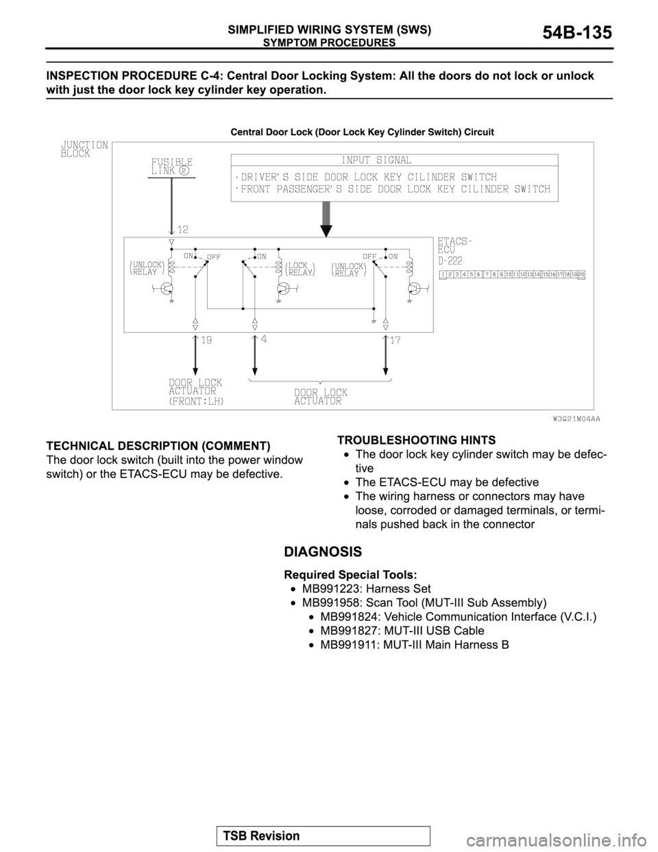 MITSUBISHI MONTERO 2004  Service Repair Manual 