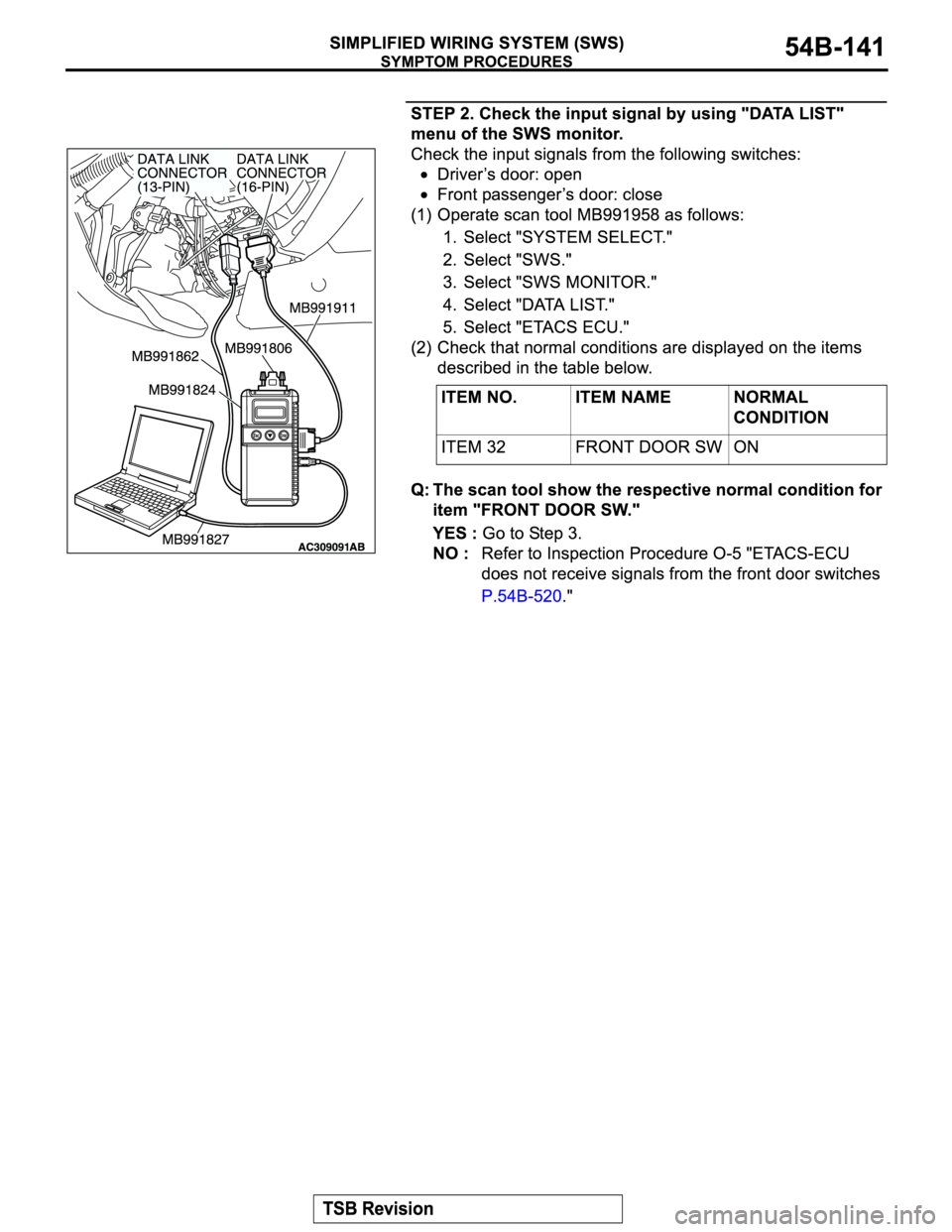 MITSUBISHI MONTERO 2004  Service Repair Manual 