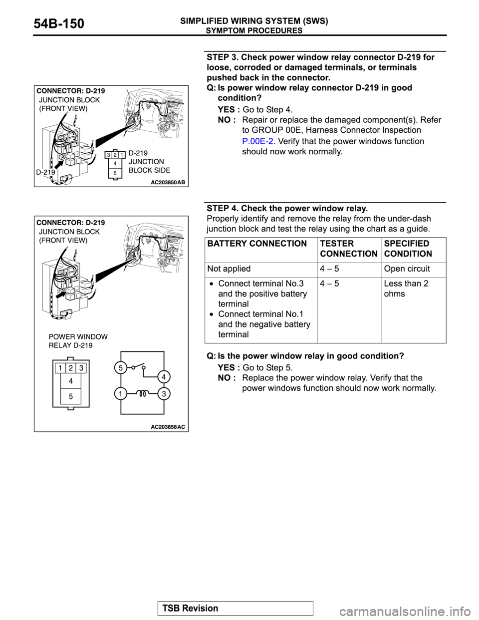 MITSUBISHI MONTERO 2004  Service Repair Manual 