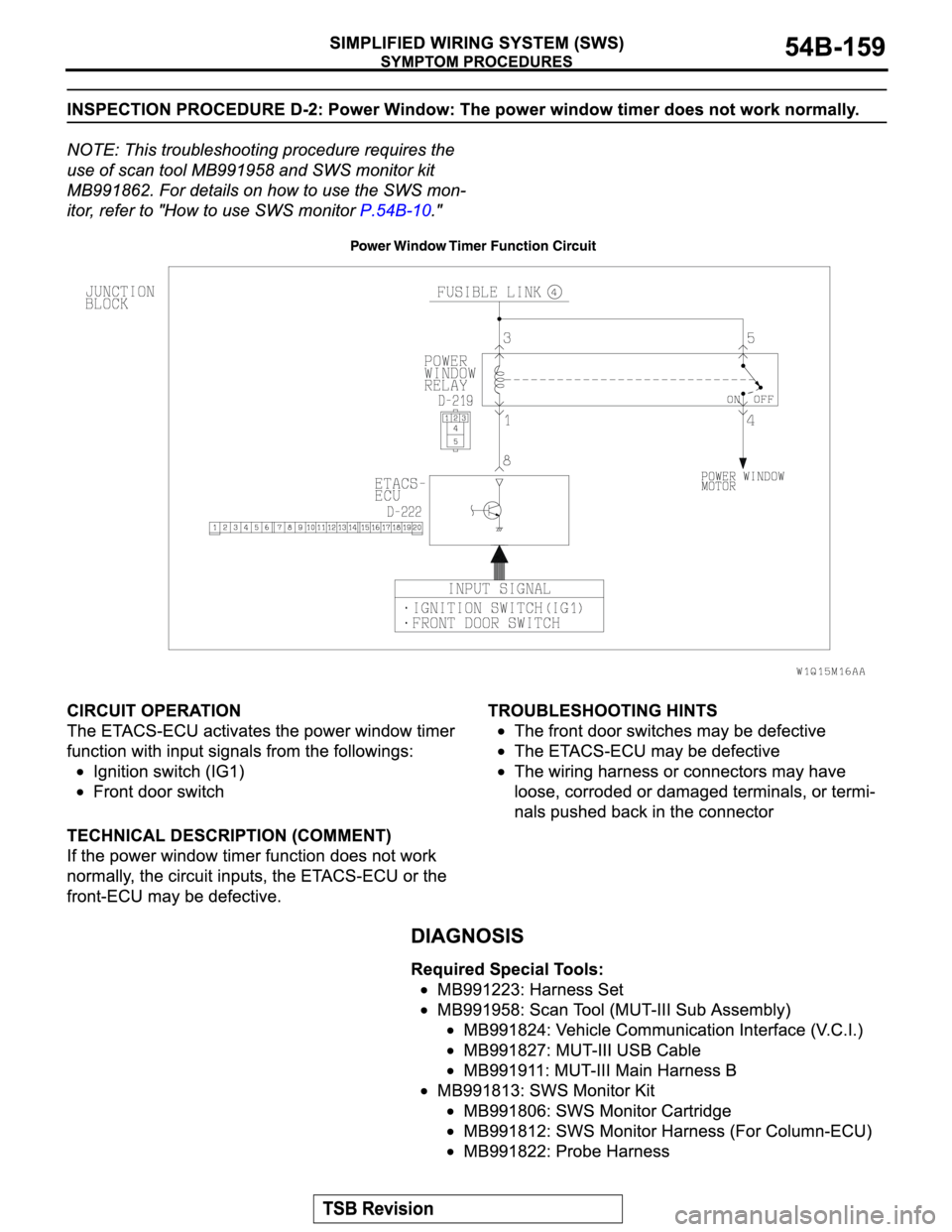 MITSUBISHI MONTERO 2004  Service Repair Manual 