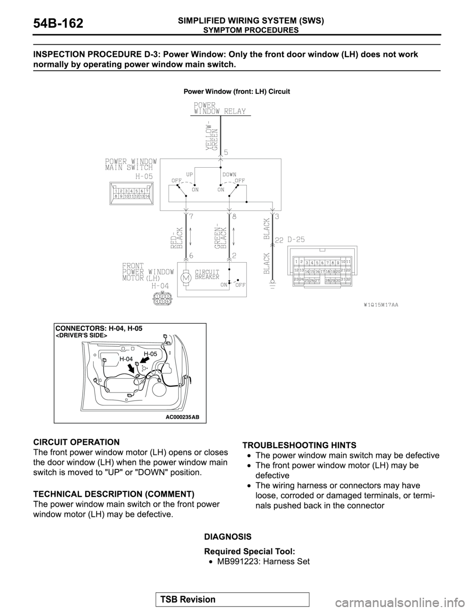 MITSUBISHI MONTERO 2004  Service Repair Manual 