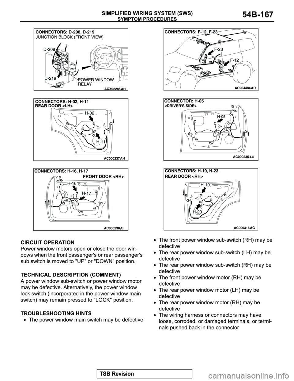 MITSUBISHI MONTERO 2004  Service Repair Manual 