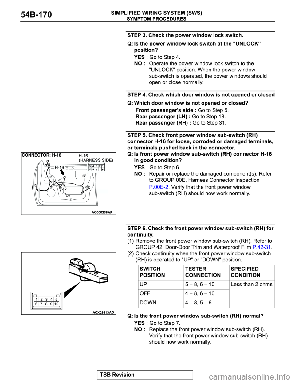 MITSUBISHI MONTERO 2004  Service Repair Manual 